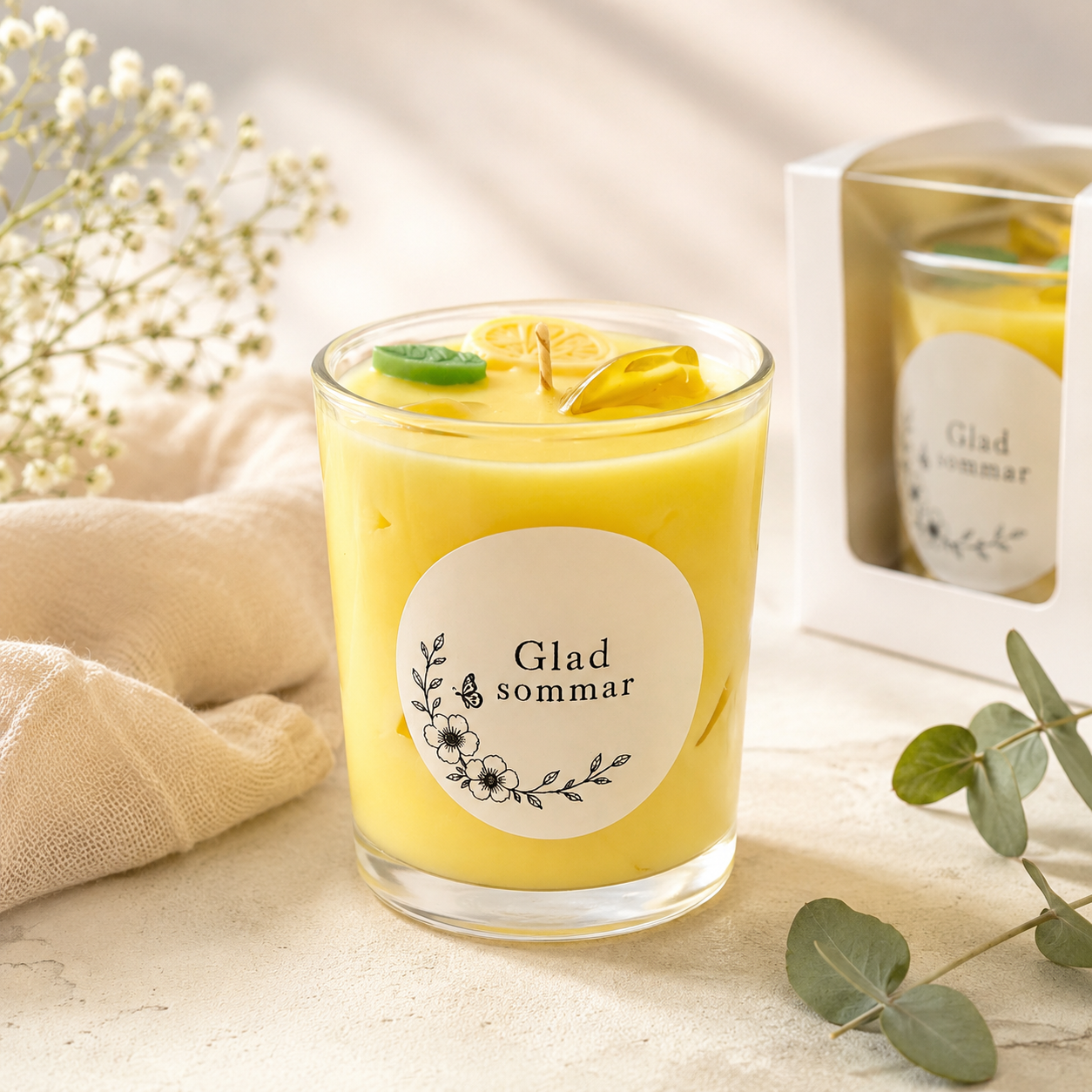 Creamy iced lemonade