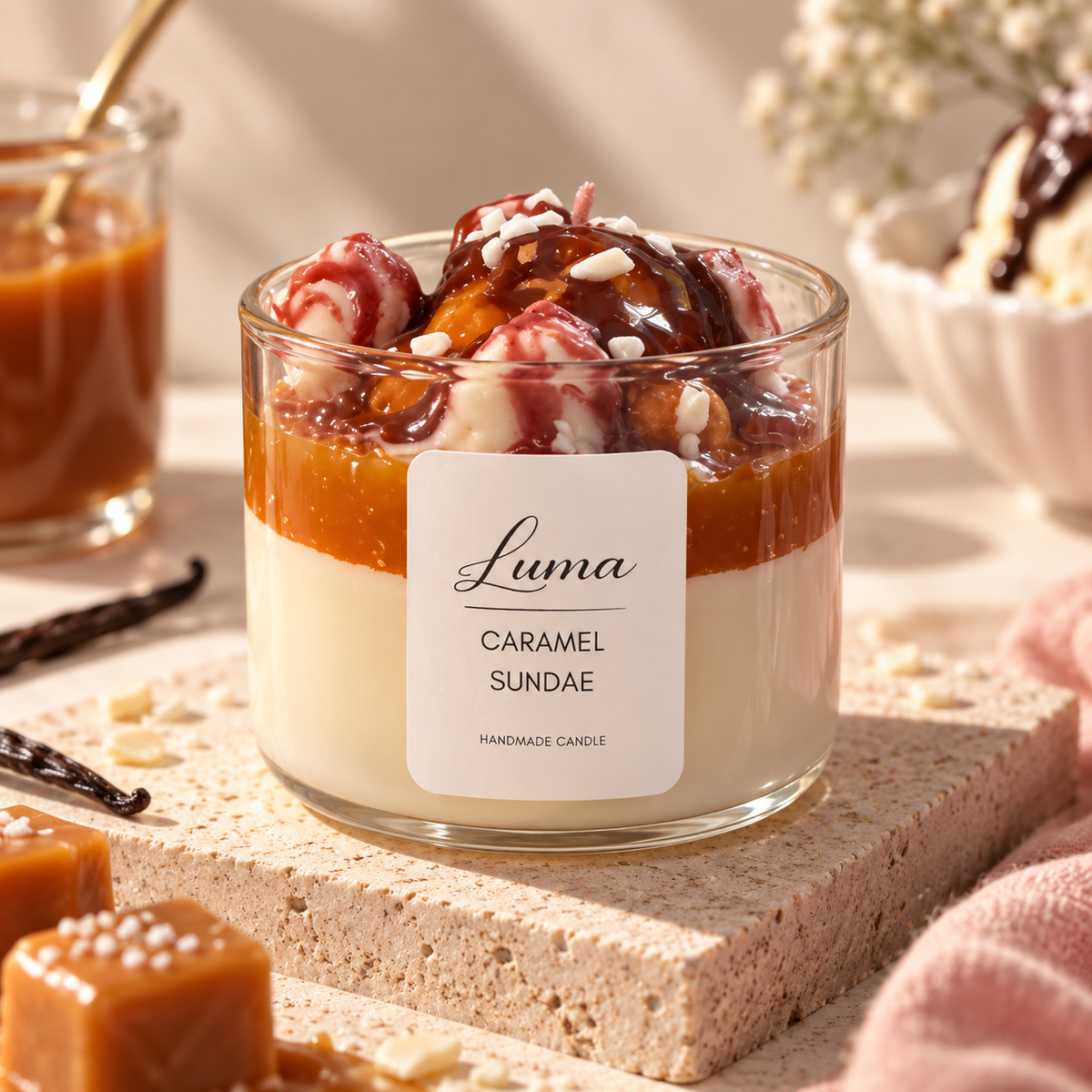 Caramel sundae